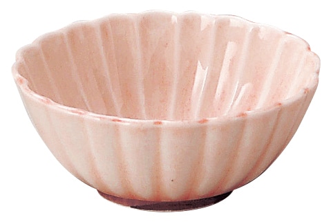 山万 かすみ　ピンク　7cm楕円小鉢 1個（ご注文単位1個）【直送品】