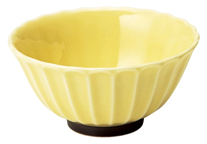 山万 かすみ　黄　11.5cmボウル 1個（ご注文単位1個）【直送品】