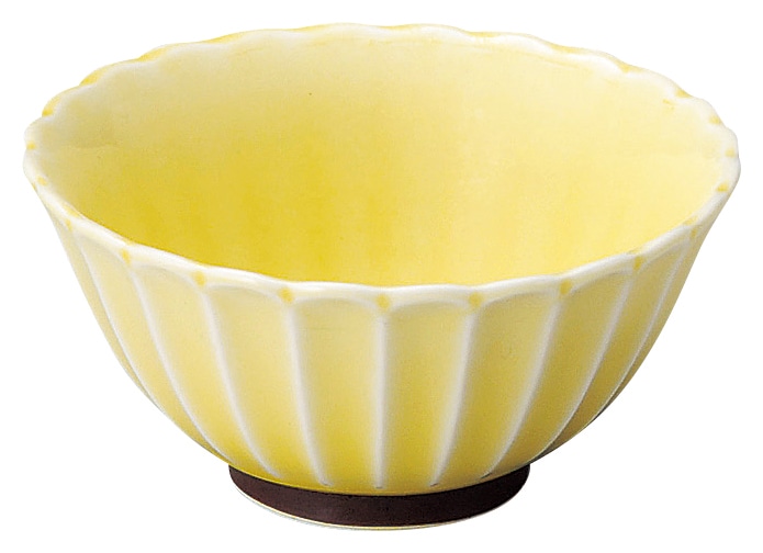 山万 かすみ　黄　10.5cmボウル 1個（ご注文単位1個）【直送品】
