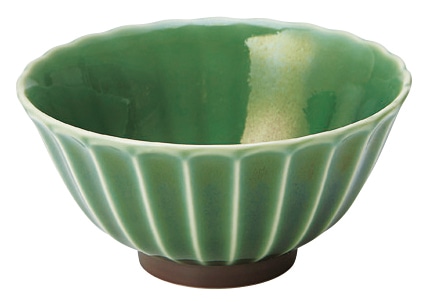山万 かすみ 緑 11.5cmボウル 1個(ご注文単位1個)【直送品】