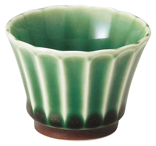 山万 かすみ 緑 ぐい呑み 1個(ご注文単位1個)【直送品】