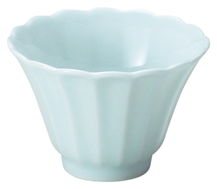 山万 かすみ　青白　8cm深小鉢 1個（ご注文単位1個）【直送品】