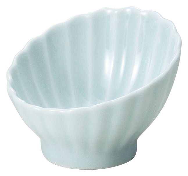 山万 かすみ　青白　7cm斜め小鉢 1個（ご注文単位1個）【直送品】