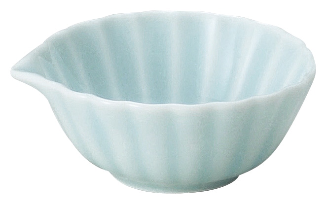 山万 かすみ　青白　7cm口付小鉢 1個（ご注文単位1個）【直送品】