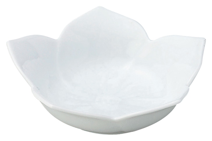 山万 桔梗　白　浅鉢　大 1個（ご注文単位1個）【直送品】