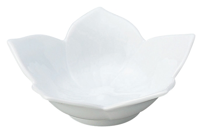 山万 桔梗　白　浅鉢　小 1個（ご注文単位1個）【直送品】