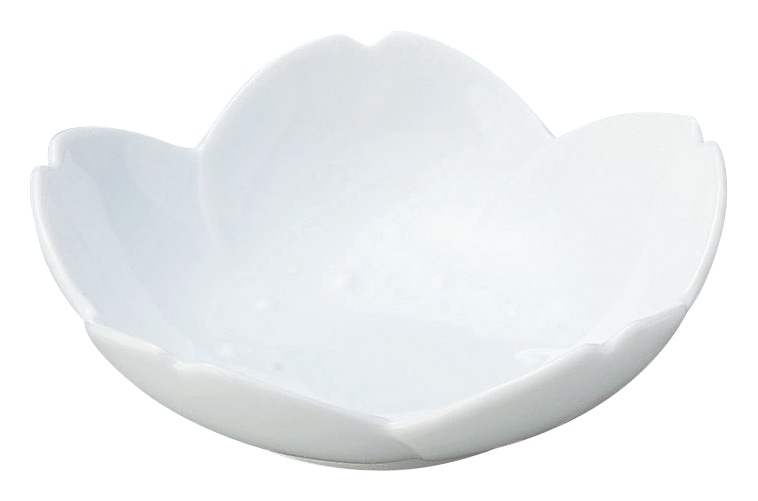 山万 桜　白　浅鉢 1個（ご注文単位1個）【直送品】