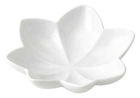 山万 紅葉　白　浅鉢 1個（ご注文単位1個）【直送品】