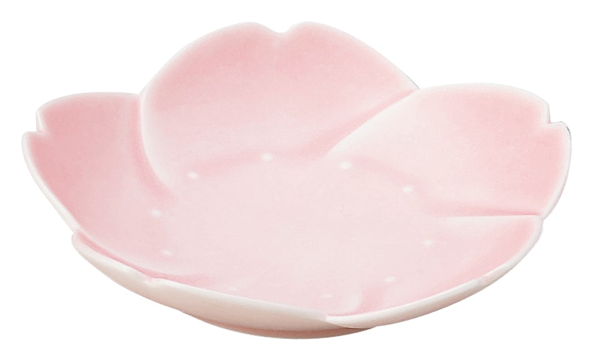 山万 桜　桃色　小皿 1個（ご注文単位1個）【直送品】