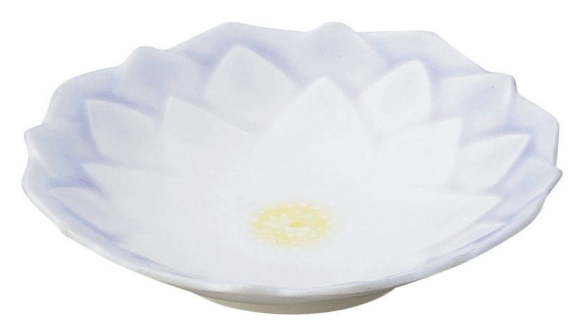 山万 蓮　紫　小皿 1個（ご注文単位1個）【直送品】