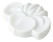 山万 菖蒲　白　箸置き 1個（ご注文単位1個）【直送品】