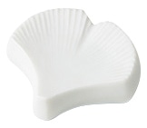 山万 銀杏　白　箸置き 1個（ご注文単位1個）【直送品】