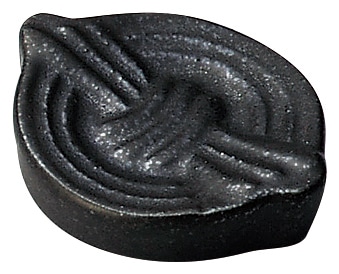 山万 千代結び　黒　箸置き 1個（ご注文単位1個）【直送品】