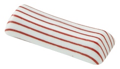 山万 細縞　赤　京枕　箸置き 1個（ご注文単位1個）【直送品】