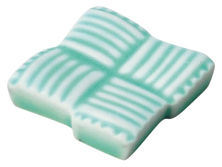 山万 帯組み　グリーン　箸置き 1個（ご注文単位1個）【直送品】