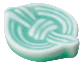 山万 千代結び　グリーン　箸置き 1個（ご注文単位1個）【直送品】