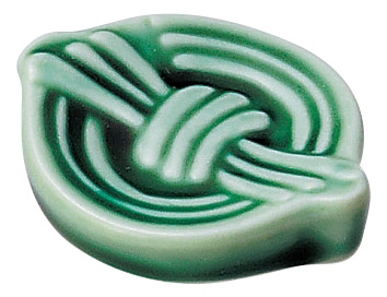 山万 千代結び　織部　箸置き 1個（ご注文単位1個）【直送品】