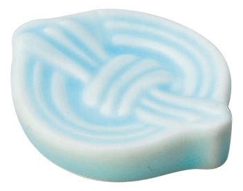 山万 千代結び　ブルー　箸置き 1個（ご注文単位1個）【直送品】