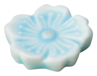 山万 花衣　ブルー　箸置き 1個（ご注文単位1個）【直送品】