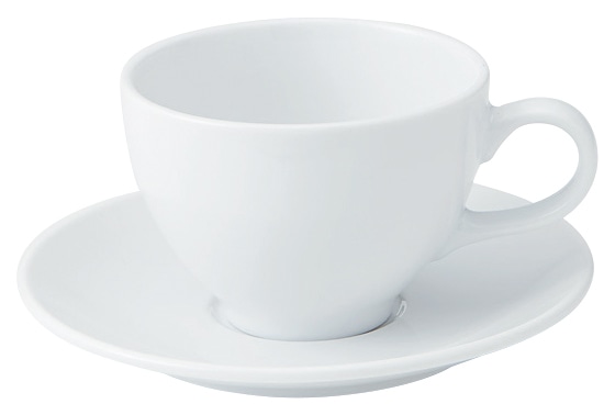 山万 コントルノ　ホワイト　カプチーノカップ ※カップ単品のみ1個（ご注文単位1個）【直送品】