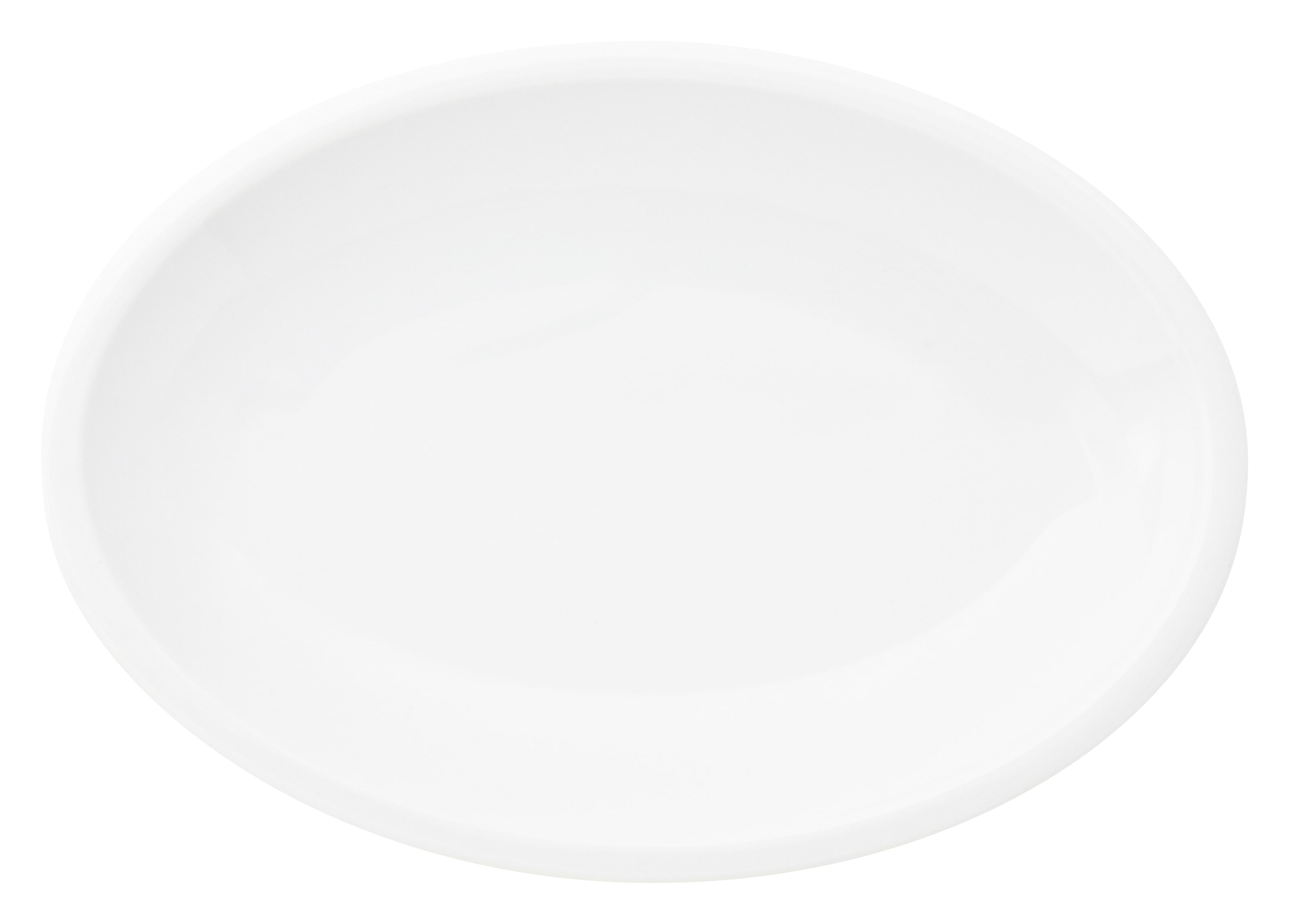 山万 コントルノ　ホワイト　17cmワイドプラター 1個（ご注文単位1個）【直送品】