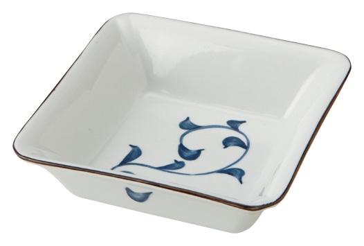 山万 青唐草　平角皿 1個（ご注文単位1個）【直送品】