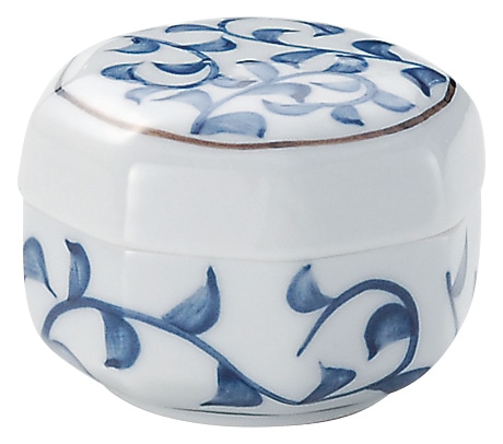 山万 青唐草　蓋付き珍味 1個（ご注文単位1個）【直送品】