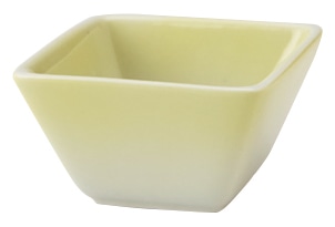 山万 ミニ角　イエロー　小鉢 1個（ご注文単位1個）【直送品】
