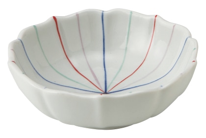 山万 八重　錦十草　丸鉢 1個（ご注文単位1個）【直送品】