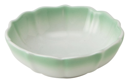 山万 八重　グリーン　丸鉢 1個（ご注文単位1個）【直送品】