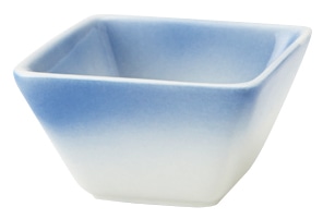 山万 ミニ角　ブルー　小鉢 1個（ご注文単位1個）【直送品】