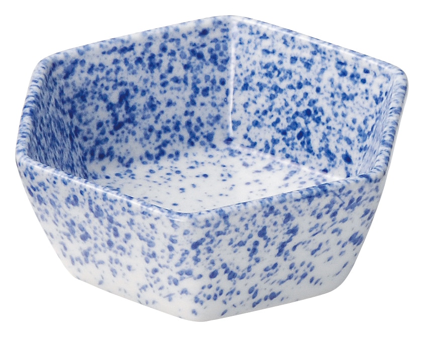 山万 六角　青吹き　小鉢 1個（ご注文単位1個）【直送品】