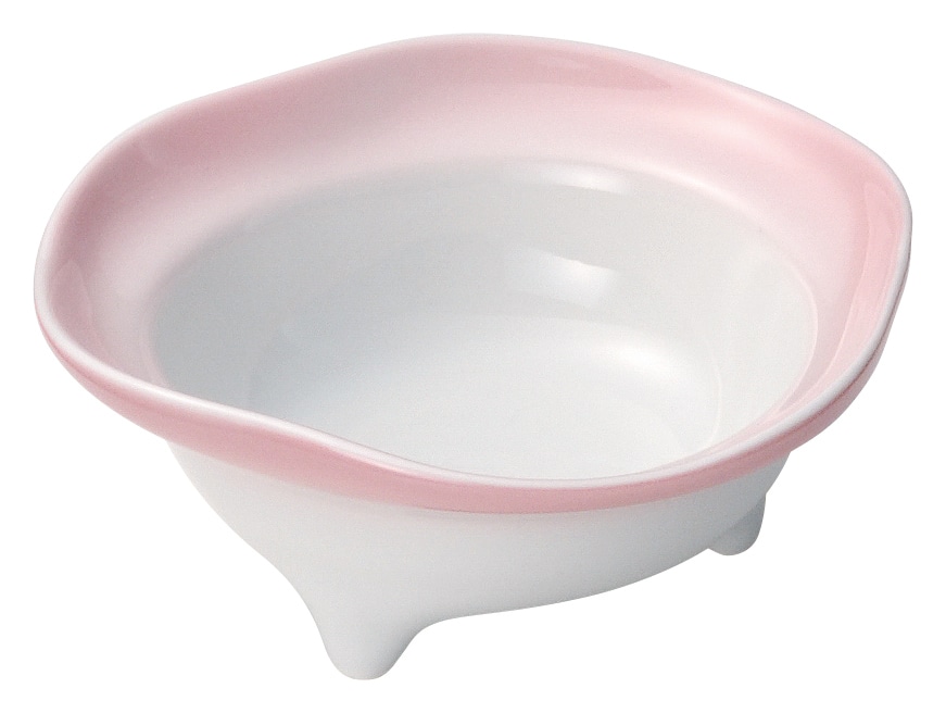 山万 三つ足　桃ぼかし　小鉢 1個（ご注文単位1個）【直送品】