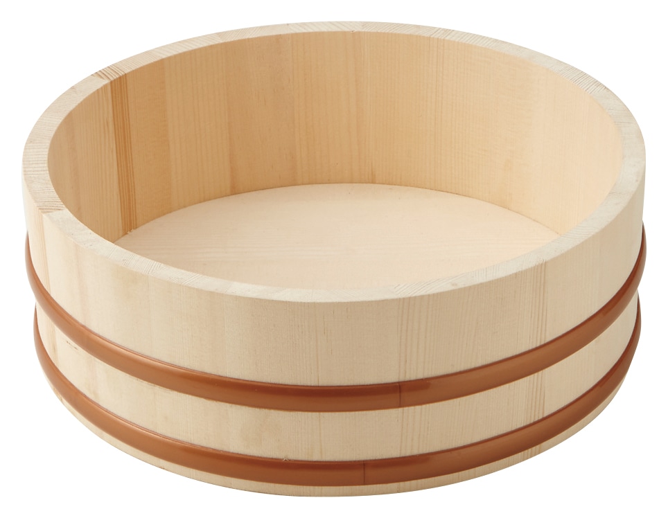 山万 木製　桶　26cm 1個（ご注文単位1個）【直送品】