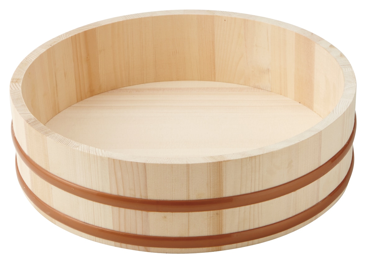 山万 木製　桶　32cm 1個（ご注文単位1個）【直送品】