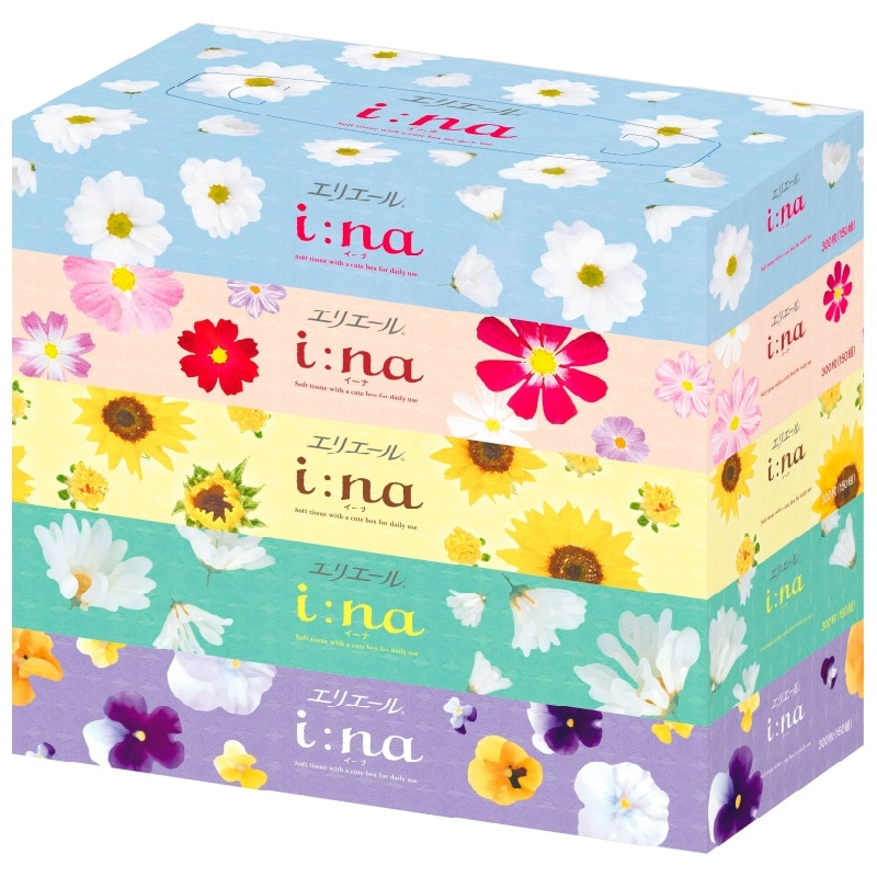 大王製紙　エリエール　イーナティッシュ150W×5P 1個（ご注文単位1個）【直送品】