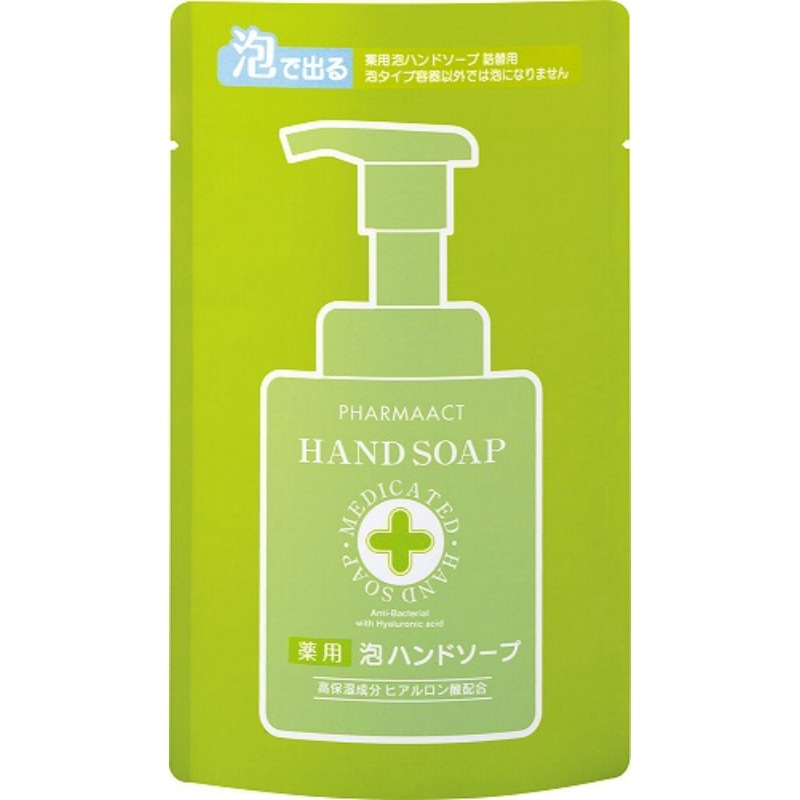 熊野油脂　ファーマアクト　薬用泡ハンドソープ詰替　200ML 1個（ご注文単位1個）【直送品】