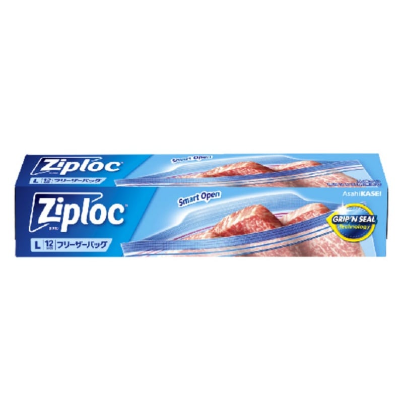 旭化成ホームプロダクツ　ジップロック　フリーザーバッグ　L12枚入 1個（ご注文単位1個）【直送品】