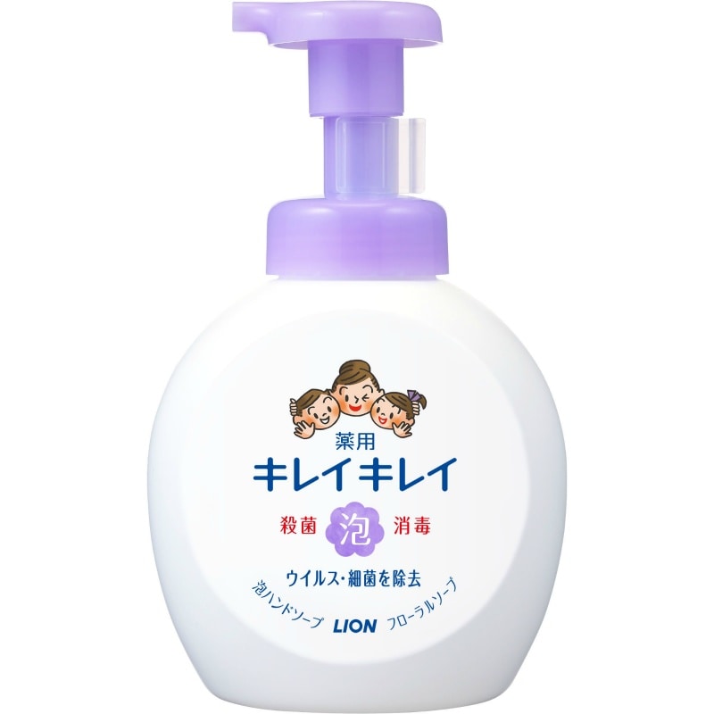 ライオン　キレイキレイ 薬用泡ハンドソープ 本体大サイズ フローラルソープの香り500ML 1個（ご注文単位1個）【直送品】