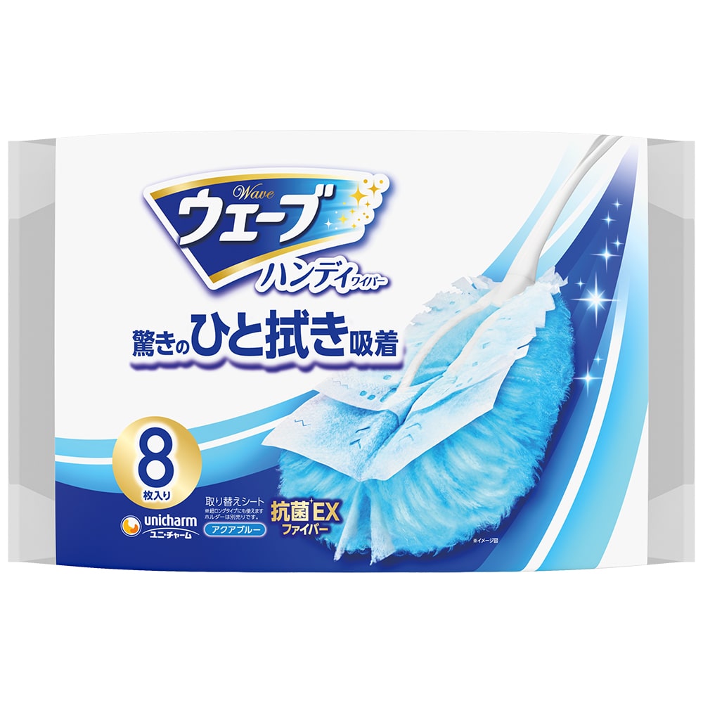ユニ・チャーム ウェーブ共通取り替えシート8枚入 1個(ご注文単位1個)【直送品】