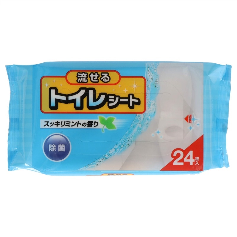 コットン・ラボ 流せるトイレシート24枚入 1個(ご注文単位1個)【直送品】