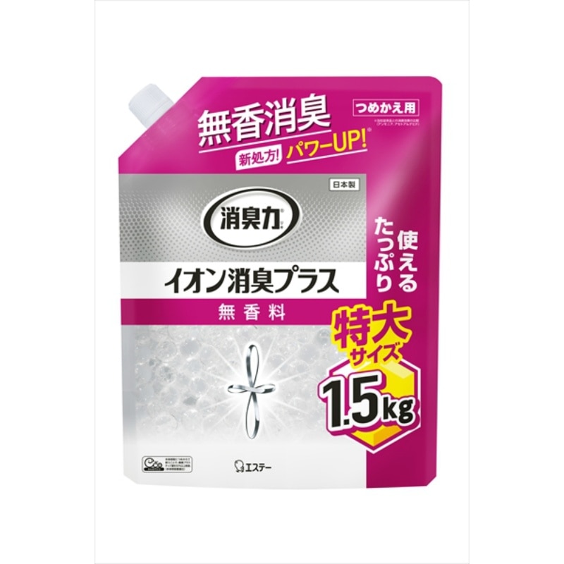 エステー　消臭力クリアビーズイオン消臭P特大かえ　1.5KG 1個（ご注文単位1個）【直送品】