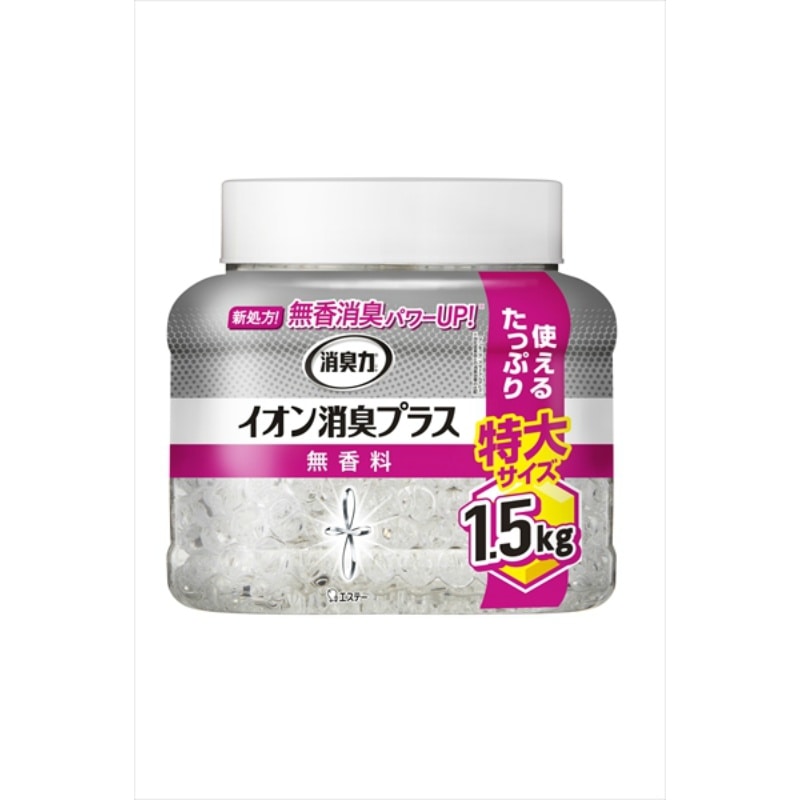 エステー　消臭力クリアビーズイオン消臭P特大本体　1.5KG 1個（ご注文単位1個）【直送品】