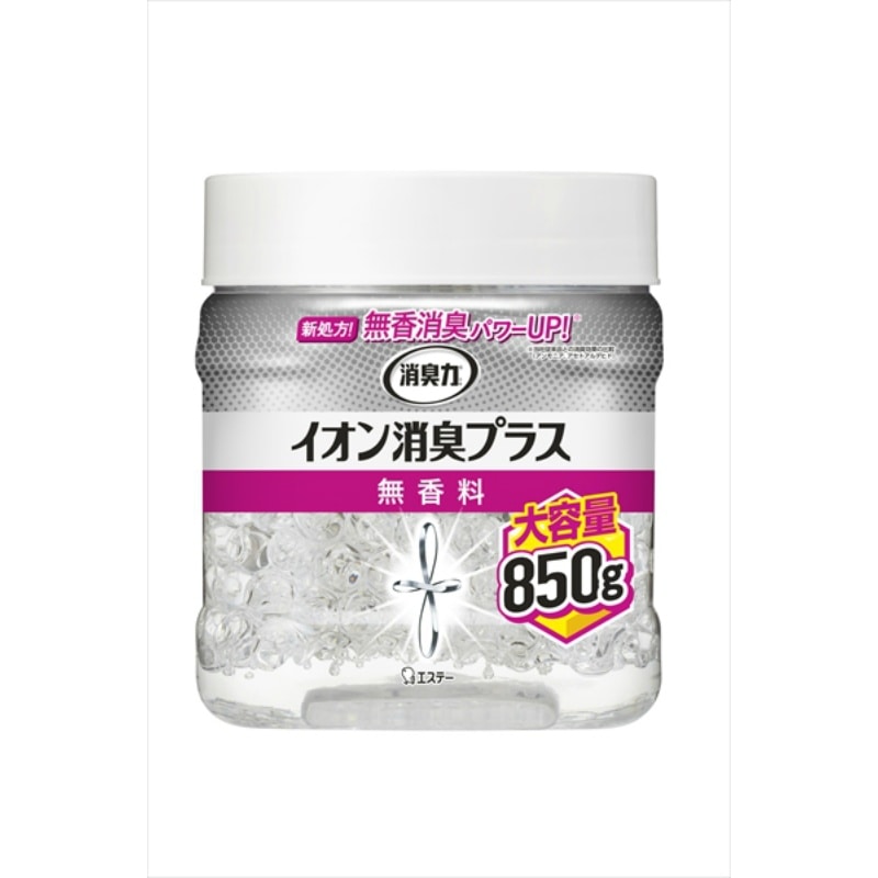 エステー　消臭力クリアビーズイオン消臭大　本体無香　850G 1個（ご注文単位1個）【直送品】
