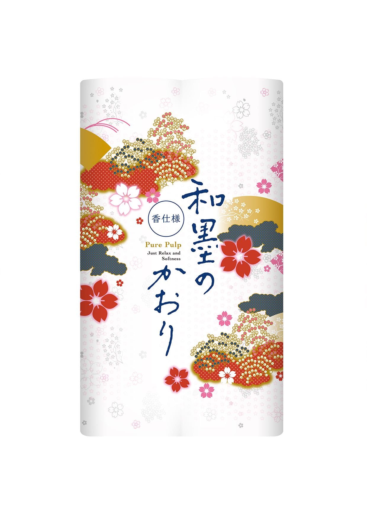 王子ネピア　和墨のかおり　12ロール　ダブル 1パック（ご注文単位8パック）【直送品】