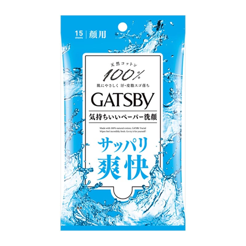 マンダム　ギャツビー　フェイシャルペーパー　15枚入 1個（ご注文単位1個）【直送品】