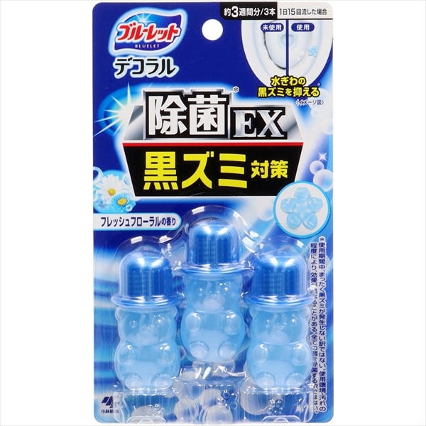 小林製薬 ブルーレット デコラル 除菌効果プラス フレッシュフローラル 22.5G 1個(ご注文単位1個)【直送品】