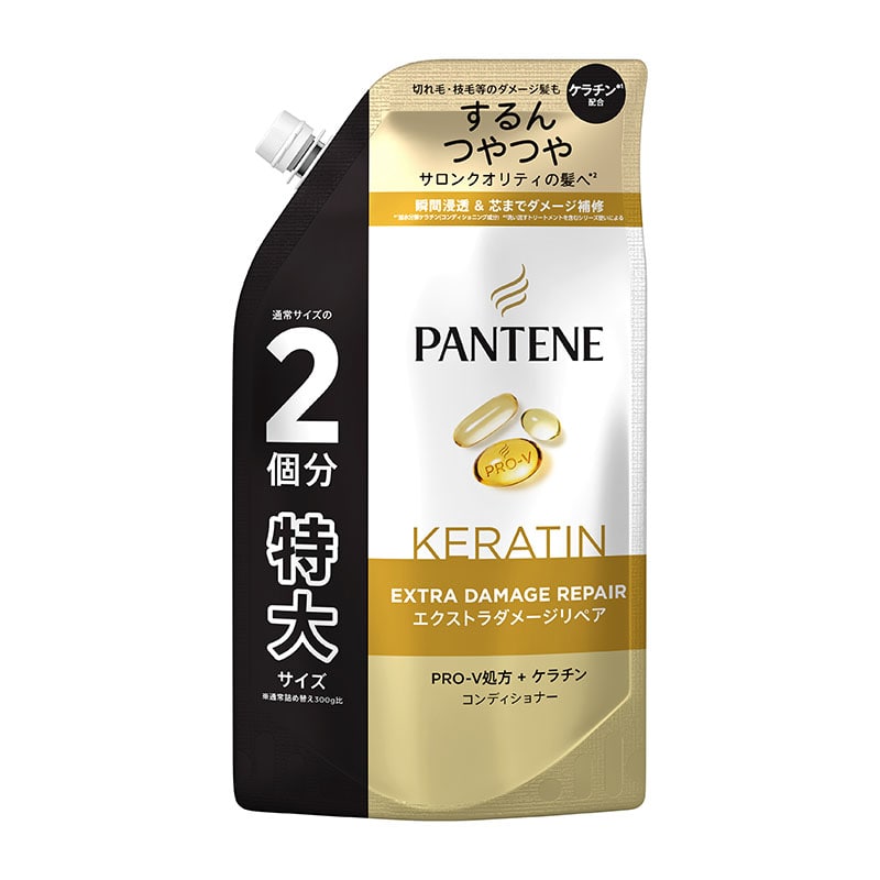 P&Gジャパン パンテーン エクストラダメージリペア トリートメントコンディショナー 特大サイズ 詰替 600g 1個（ご注文単位1個）【直送品】