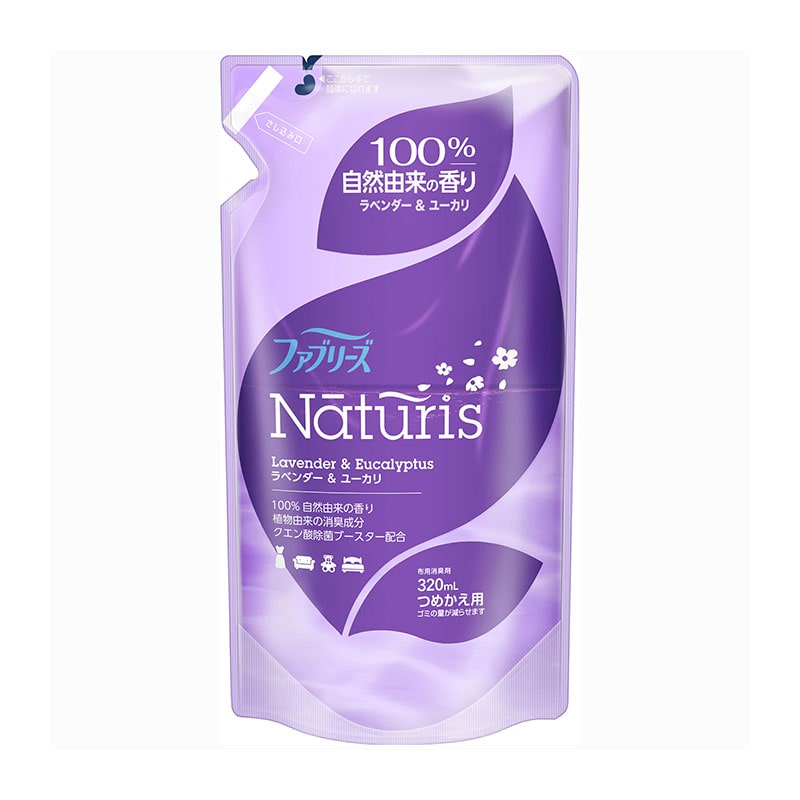 P&Gジャパン ファブリーズ ナチュリス ラベンダー&ユーカリ つめかえ 320ml 1個（ご注文単位1個）【直送品】