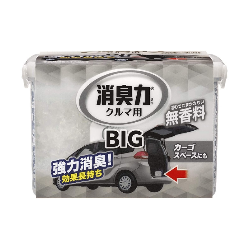 エステー クルマの消臭力 BIG 車用消臭芳香剤 無香料 900g 1個(ご注文単位1個)【直送品】